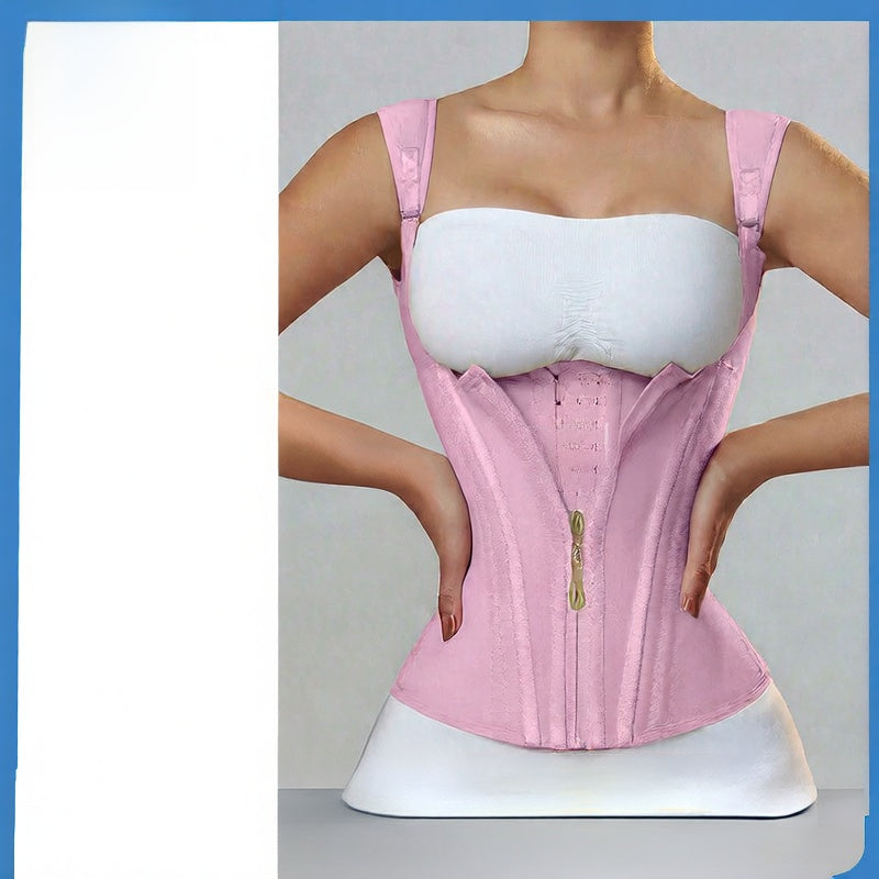 Sculpta™ Abdominal cinching belt-tightening zipper vest
