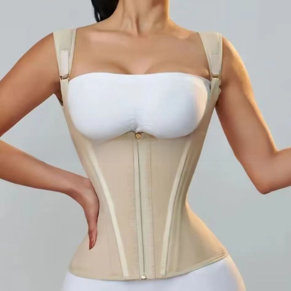 Sculpta™ Abdominal cinching belt-tightening zipper vest