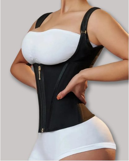 Sculpta™ Abdominal cinching belt-tightening zipper vest